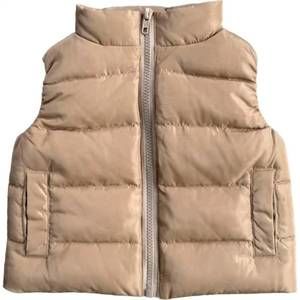 NEW BABYSPROUTS kids puffer vest in portabella